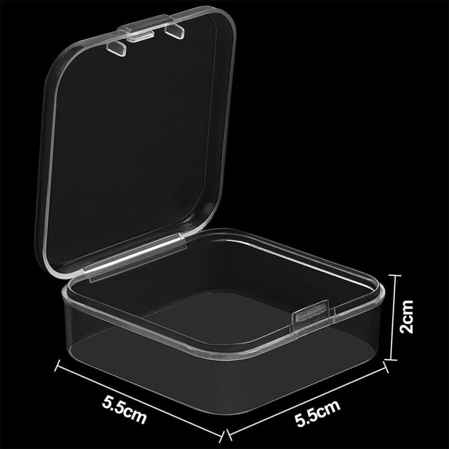 Storage Box, 10 Pack Mini Storage Containers, Storage Boxes, Transparent Storage Boxes, Multifunctional Storage Box for Small Items and Other Craft Projects - Image 2